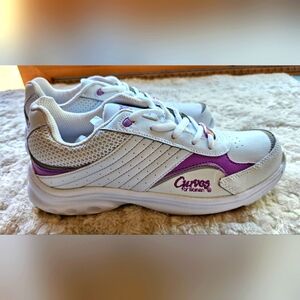Curves For Women Walking Shoes, White, Purple, Size 8, NWT